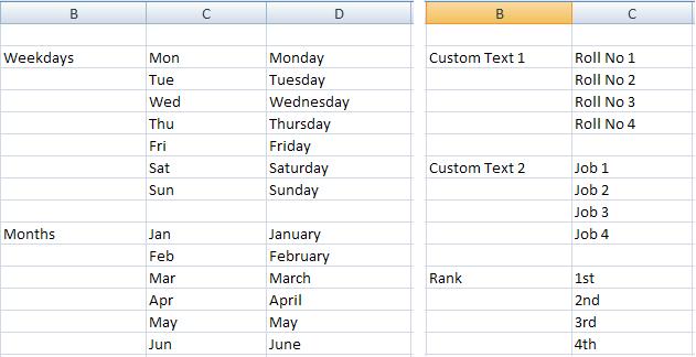 Excel - Autofill